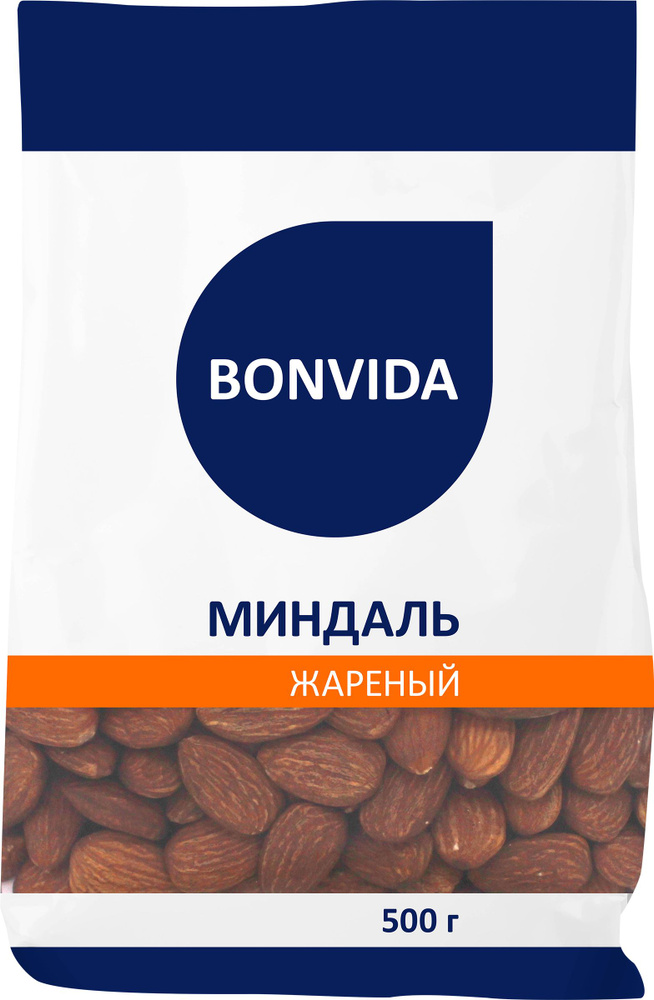 Миндаль целый BONVIDА жареный, 500 г #1