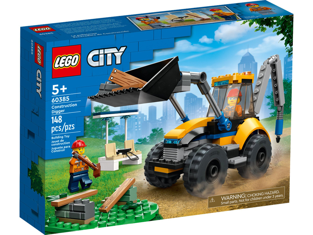 City LEGO 60385 Construction Digger lego