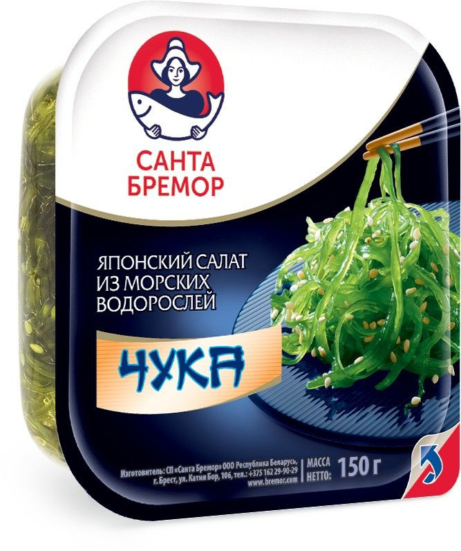 Салат из морских водорослей Чука Санта Бремор, 150 г - купить с ...