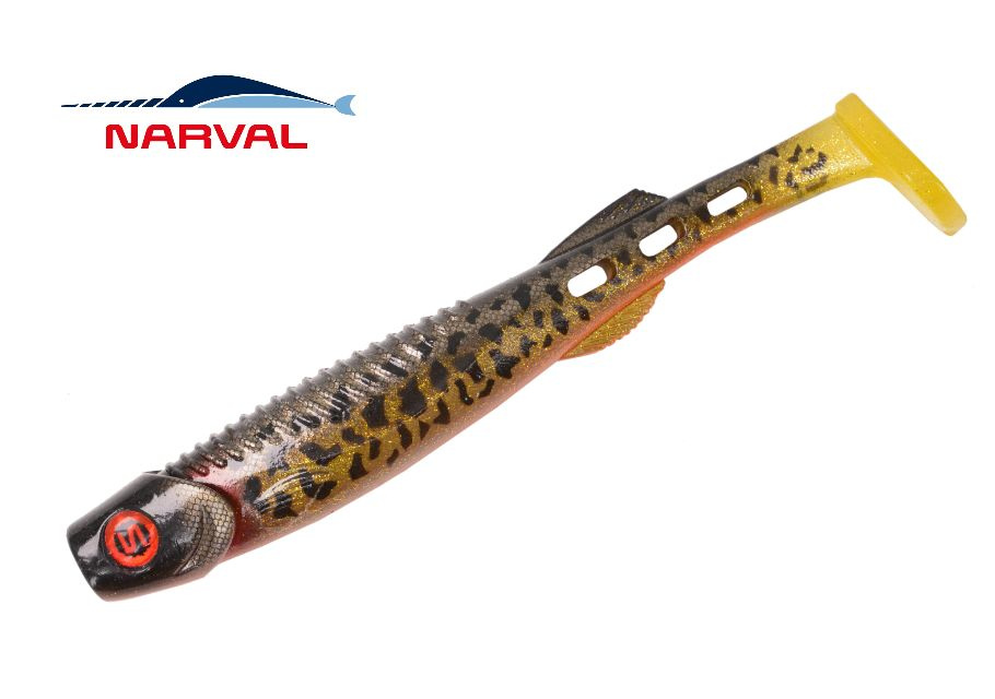 Приманка силиконовая Narval Biggy Boy 20cm цв. #040-Onega Burbot / Бигбейт на щуку / Крупный силикон #1