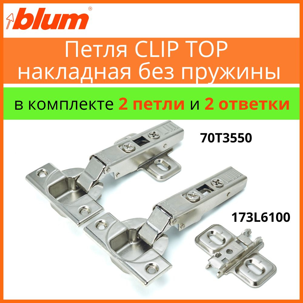 Петли с доводчиком для дверей шкафа blum