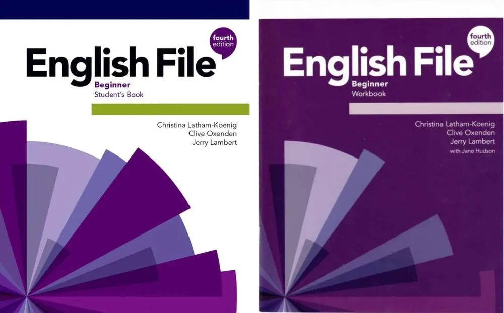 English File (4th Edition) Beginner: Student's book + Workbook + диск ...