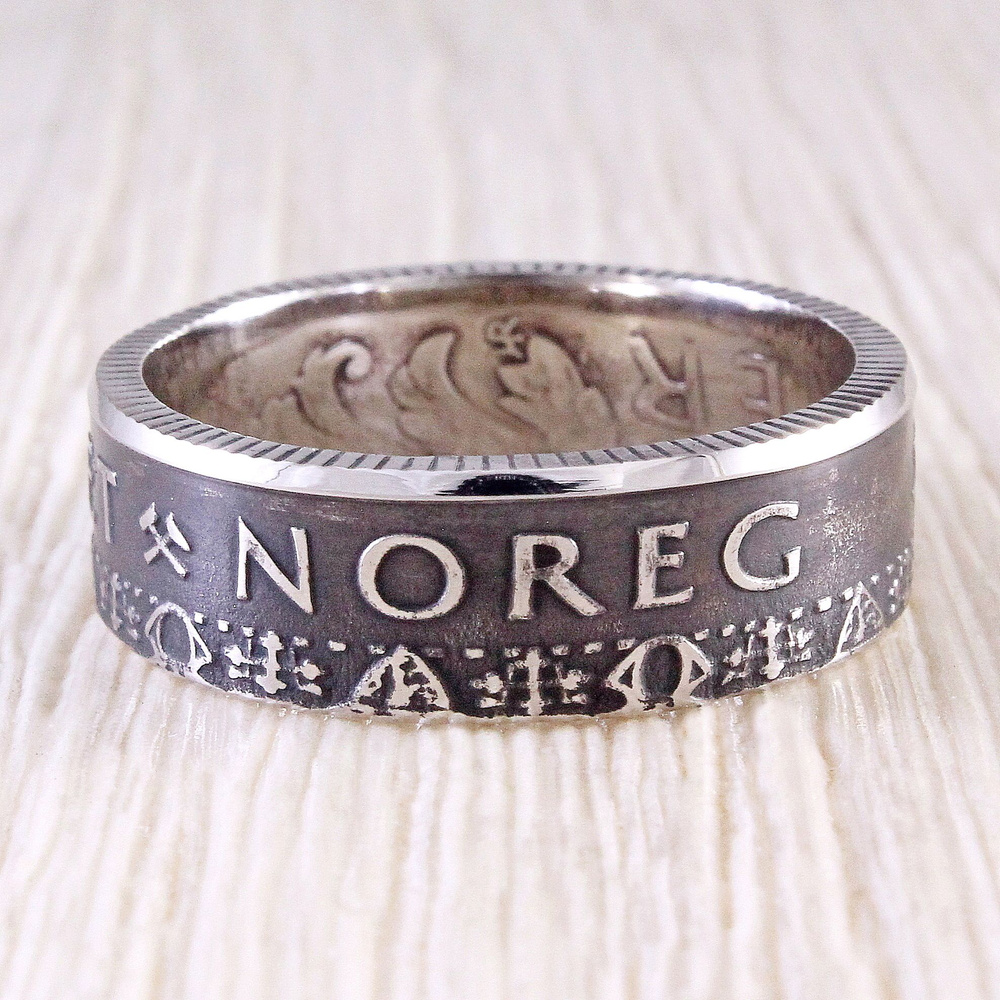 Кольцо из монеты (Норвегия) - купить с доставкой по выгодным ценам винтернет-магазине OZON (877303531)