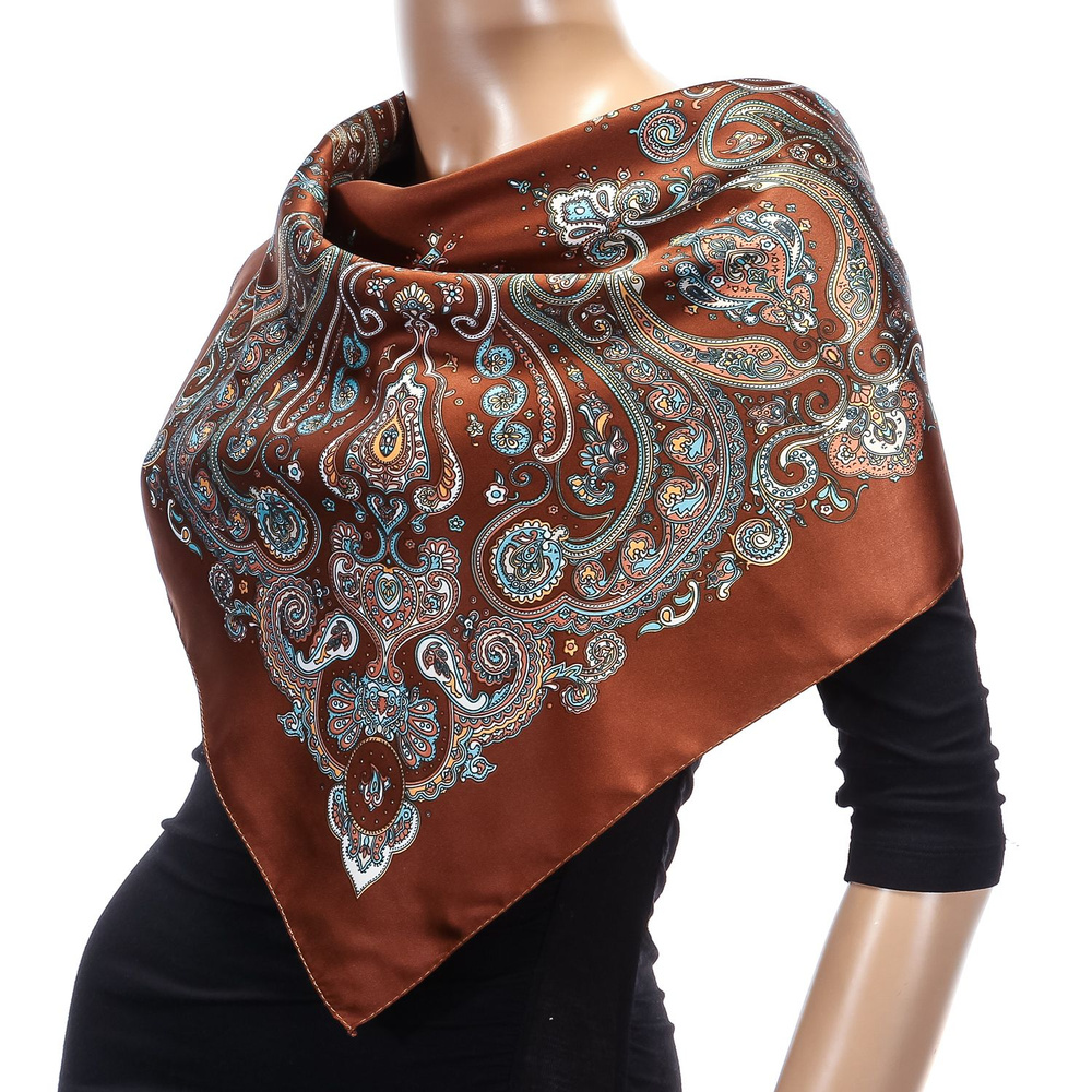 Дорогие платки. Шелковый шарф женский. Самый дорогой шарф. Платок 70×70 шелк. От известных брендов со скидкой красно белый.