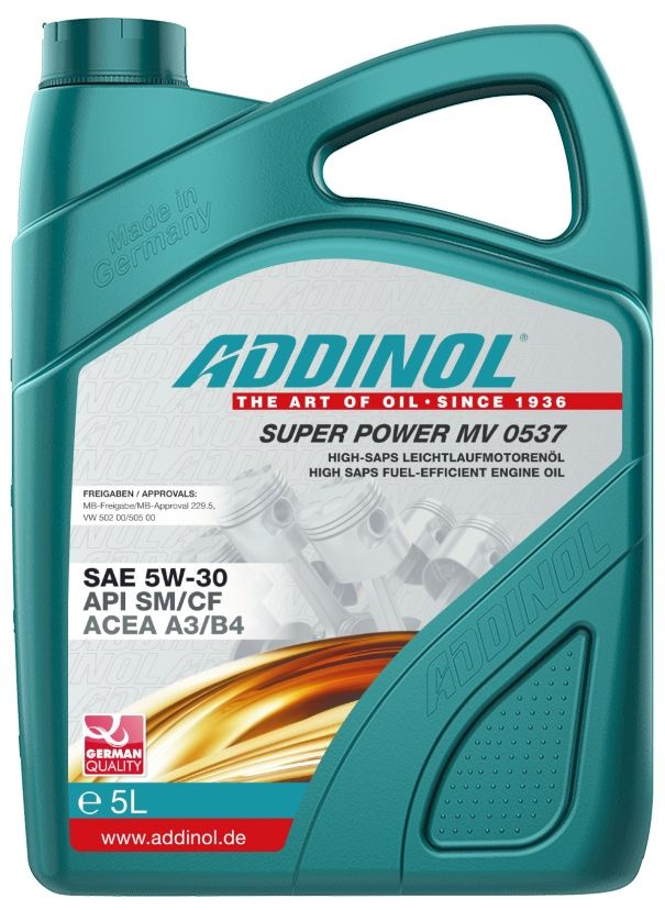 ADDINOL super power 5W-30 Масло моторное, Синтетическое, 4 л #1