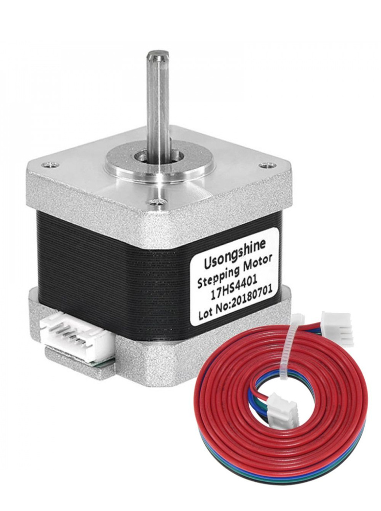 Шаговый двигатель Nema 17 (17HS4401) - купить с доставкой по выгодным ...