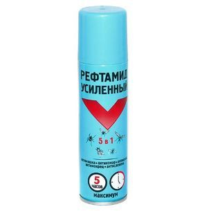 Средство репеллент Рефтамид Maximum 5в1 усиленный (150 мл)- комплексная ...