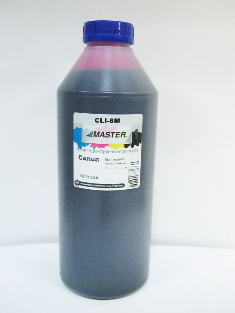 Чернила для Canon CLI 8 BCI 24 BCI 21 BCI 6 BCI 3e magenta 1л Master #1