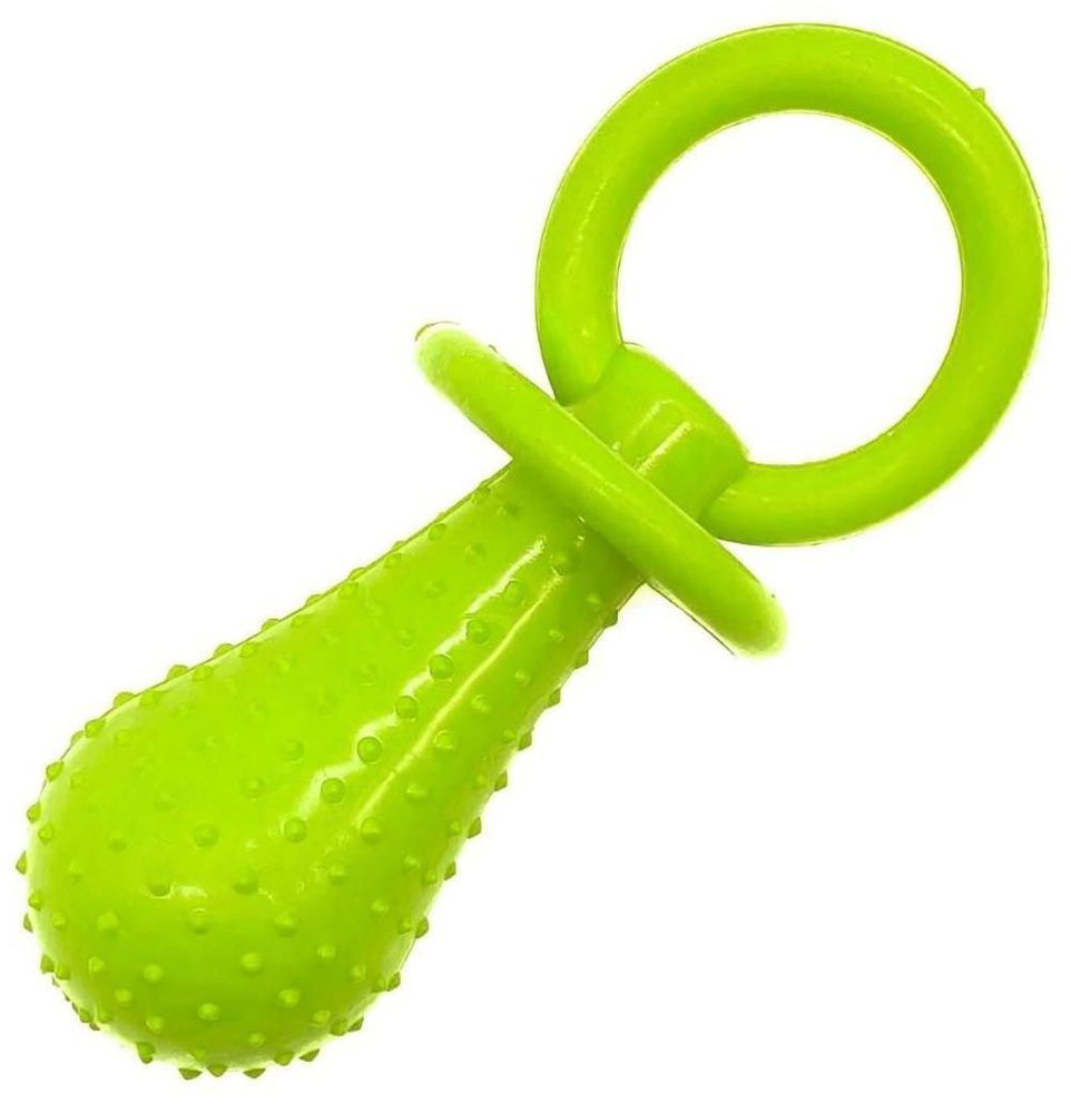 ЧК игрушка для собак Соска, 9.5 см, зеленая - купить с доставкой по ...