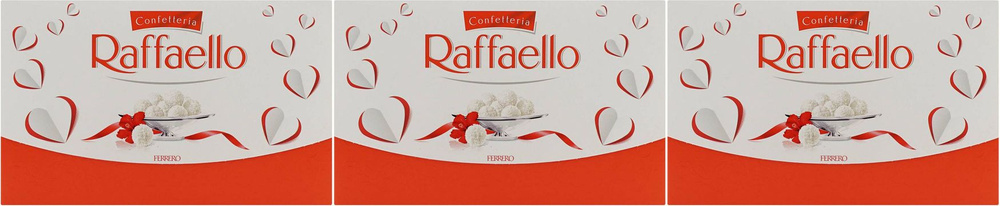 Конфеты Raffaello, комплект: 3 упаковки по 90 г #1