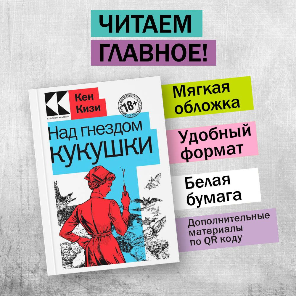 Над гнездом кукушки - купить с доставкой по выгодным ценам в  интернет-магазине OZON (727355890)