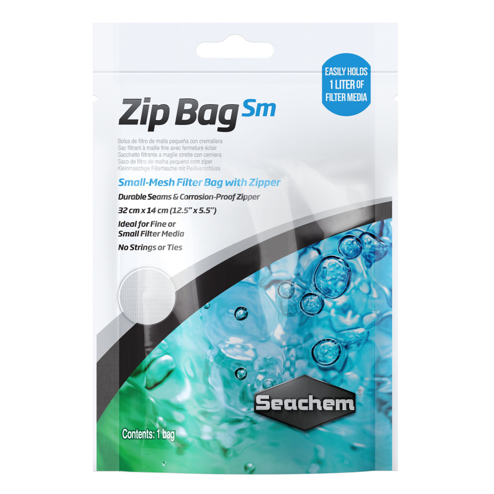 Мешок для наполнителей Seachem Zip Bag S (32х14см) #1