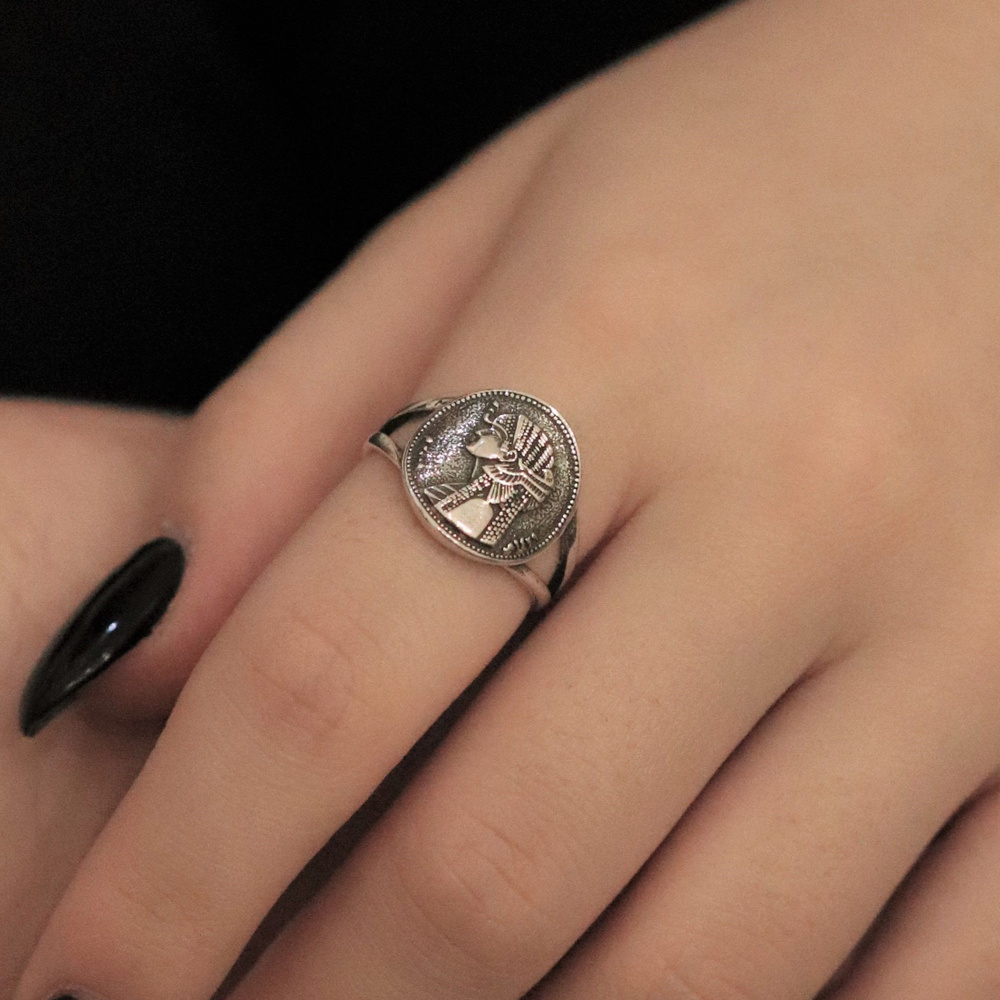 Кольцо монетка BALTSILVER из серебра Клеопатра - купить с доставкой по выгодн��м ценам в интернет-магазине OZON (177114866)