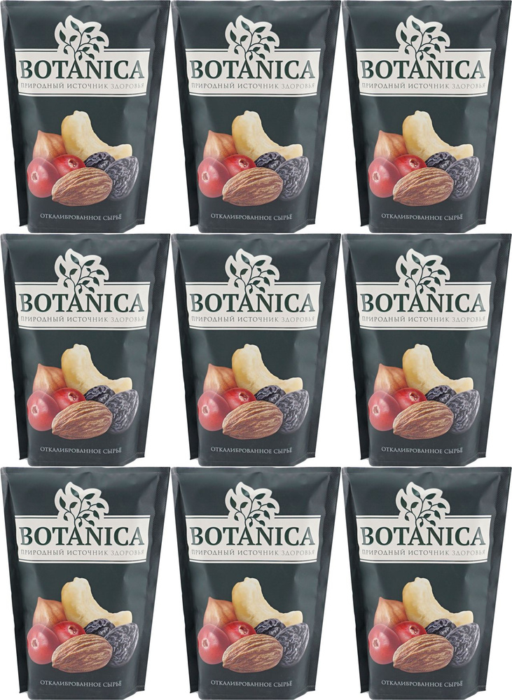 Фруктово-ореховая смесь Botanica, комплект: 9 упаковок по 140 г  #1