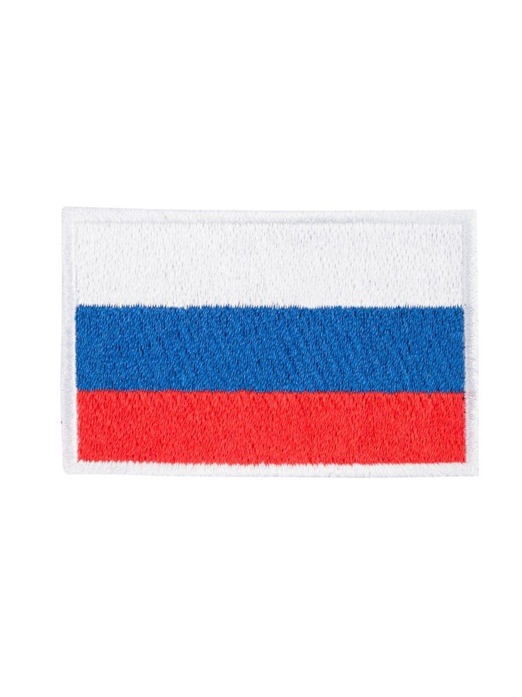 Шеврон нашивка термоклеевая Флаг России - купить с доставкой по ...
