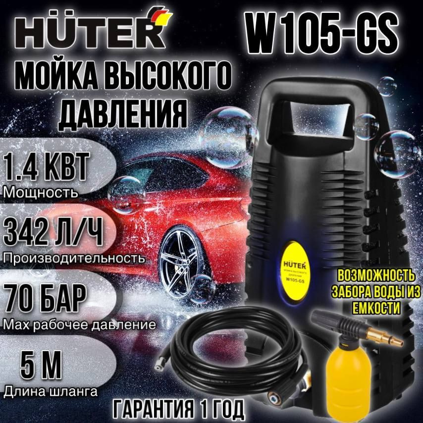 Мойка Высокого Давления Huter W105 Gs Купить