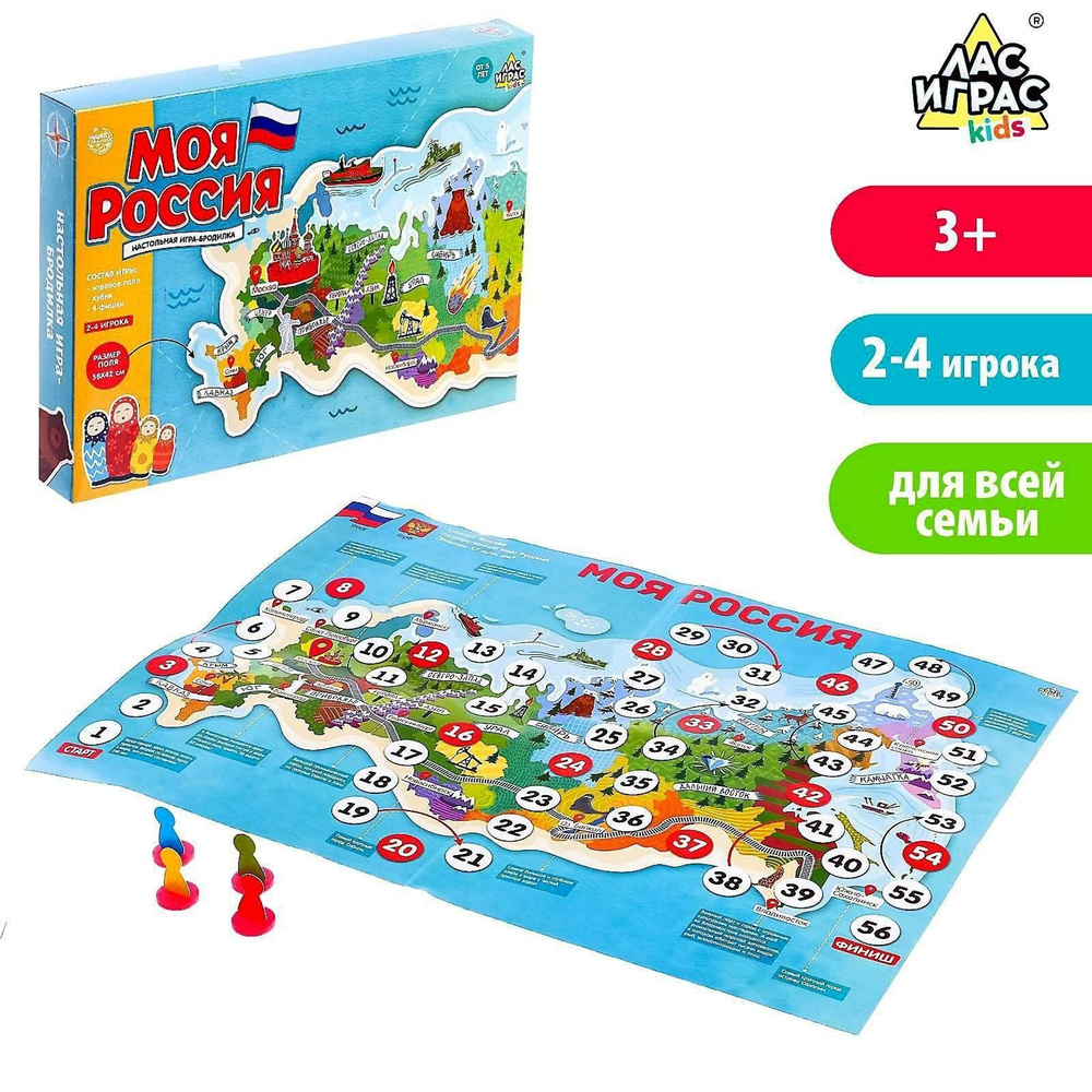 Игра-бродилка Моя Россия