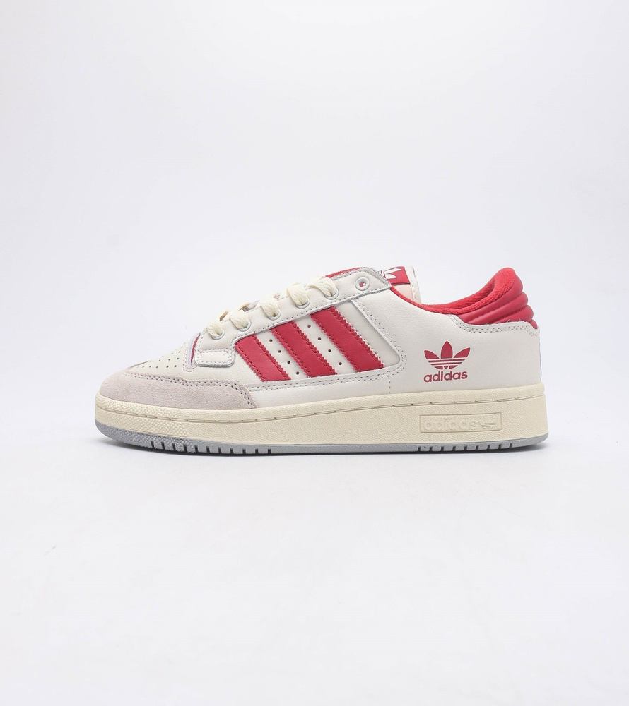 Red low top store adidas