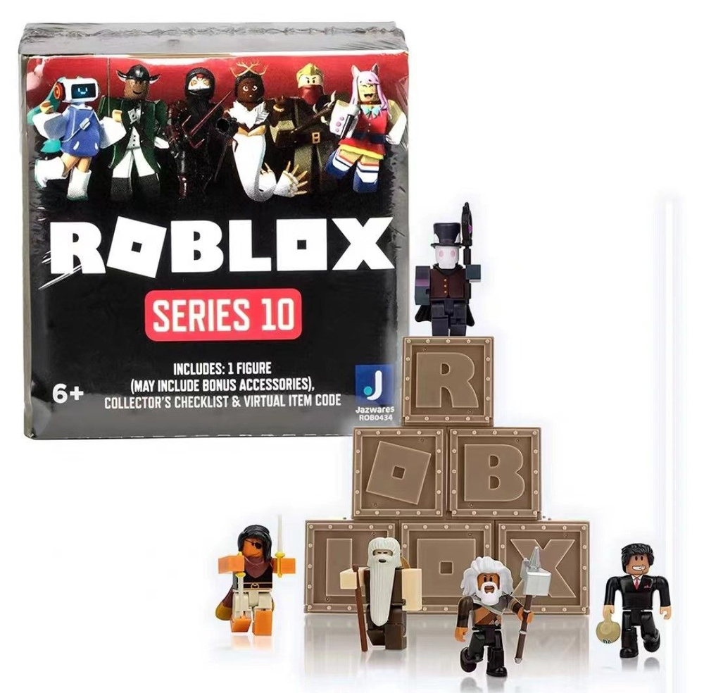 Фигурки и аксессуары, Roblox Action Series, Серия 10 Mystery Figures,  1-pack - купить с доставкой по выгодным ценам в интернет-магазине OZON  (929328935)