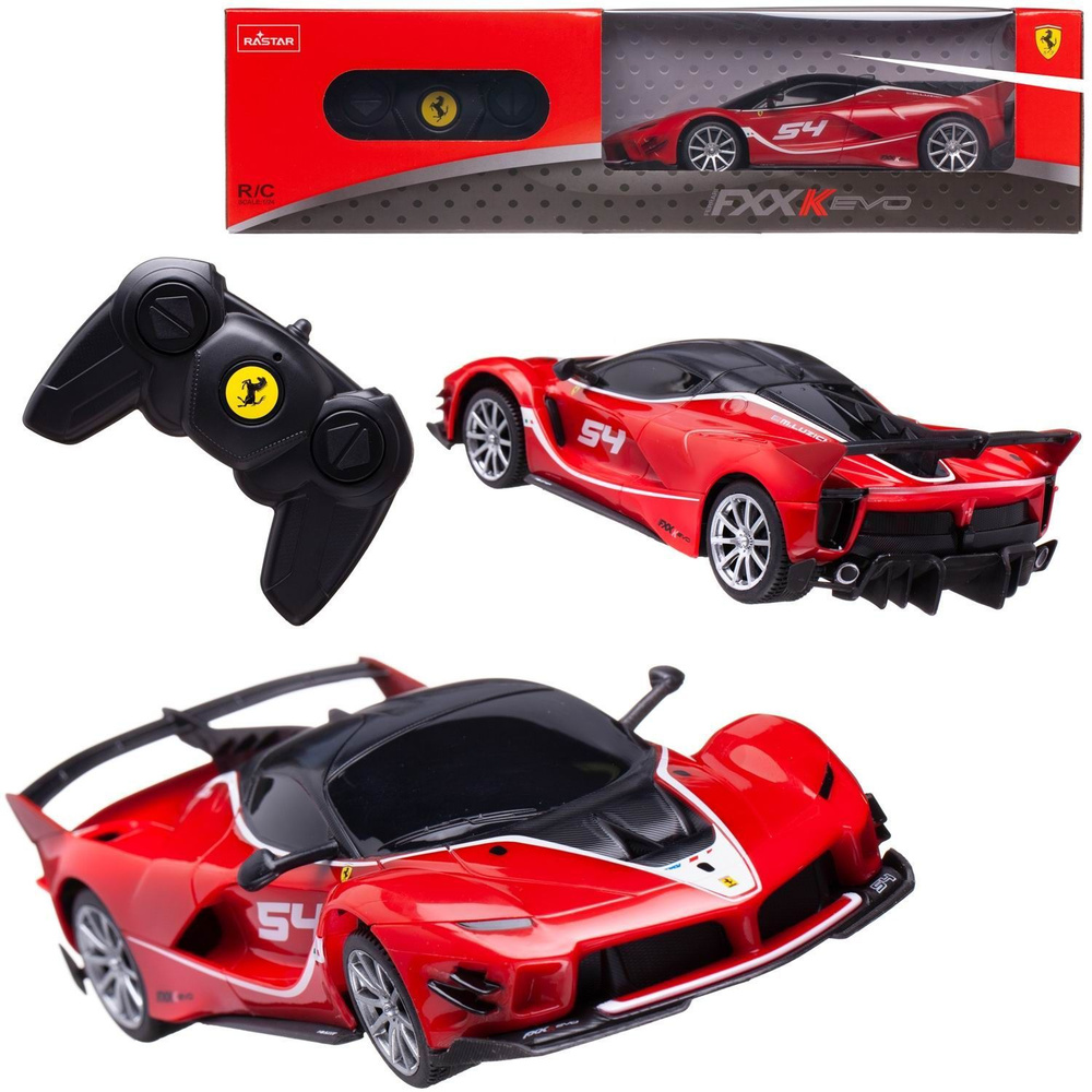 Машина р/у 1:24 Ferrari FXX K Evo красный, 2,4 G. - купить с доставкой по  выгодным ценам в интернет-магазине OZON (851470694)