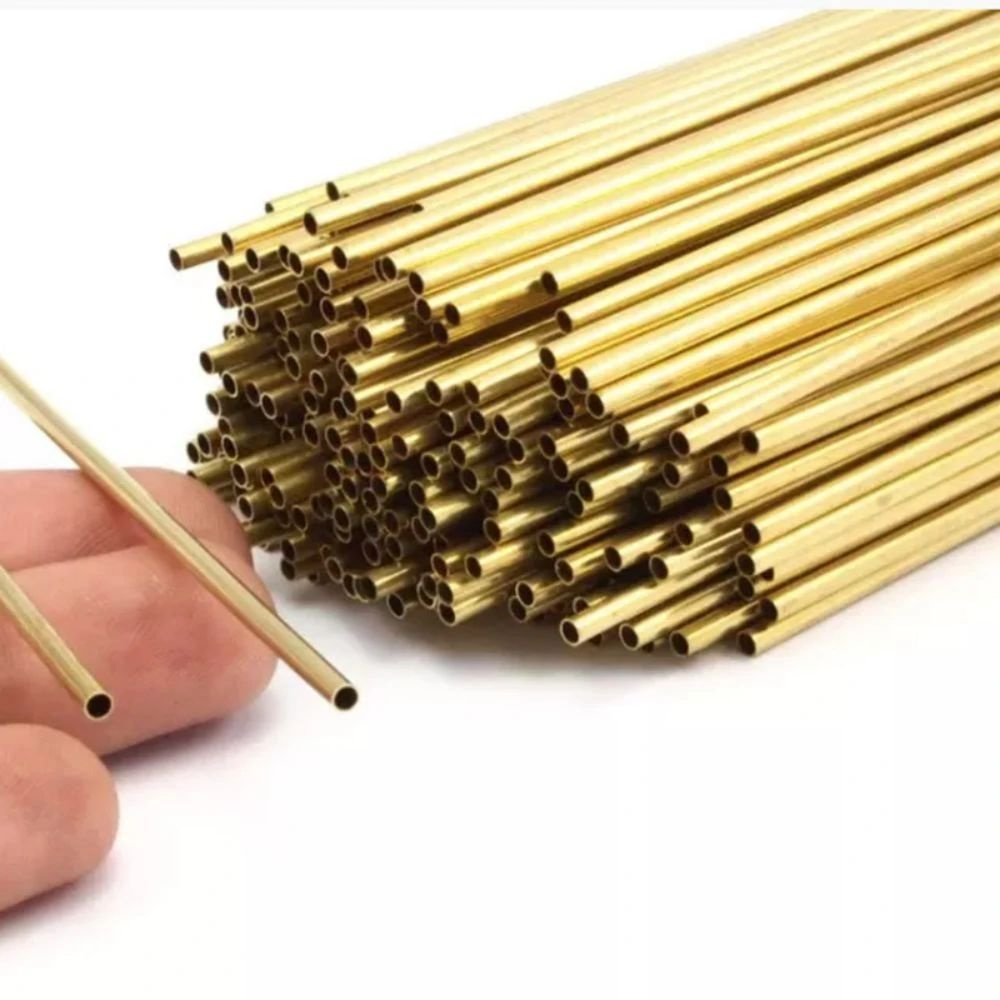 FUYI латунная труба 2.5x2x500 мм толщина стенки 0,25 мм внешний диаметр ...