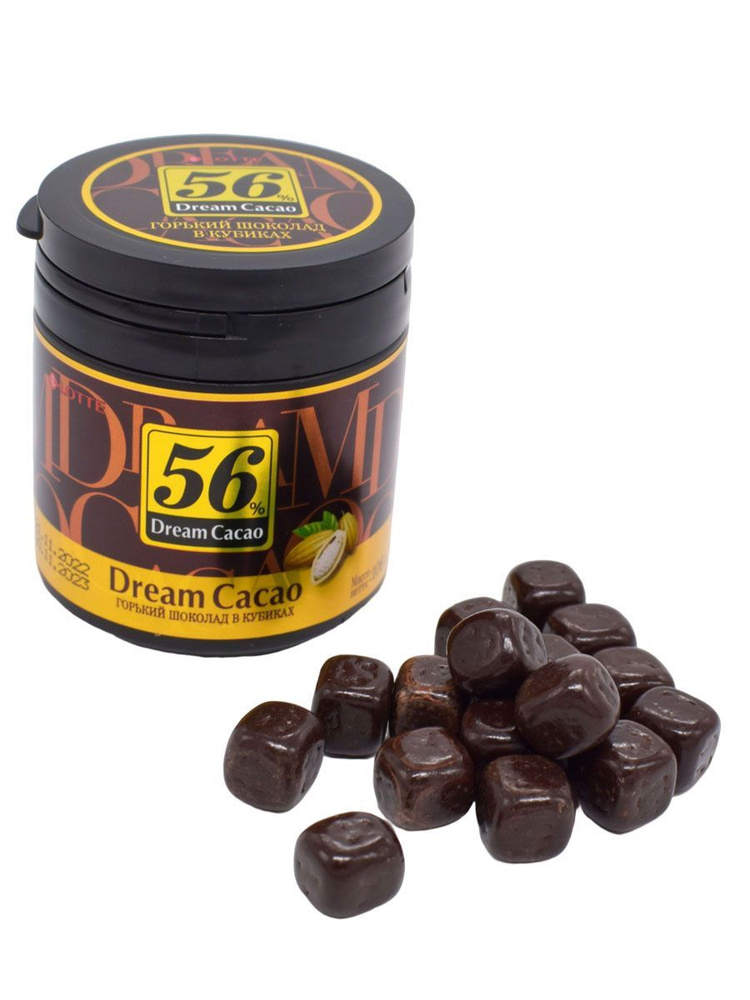 Горький шоколад в кубиках Dream Cacao 56% 106г #1