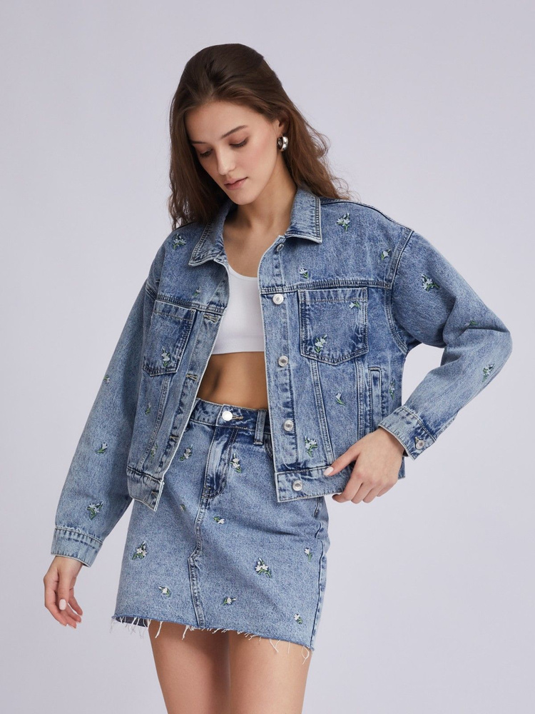 Куртка джинсовая Zolla - купить с доставкой по выгодным ценам в ...