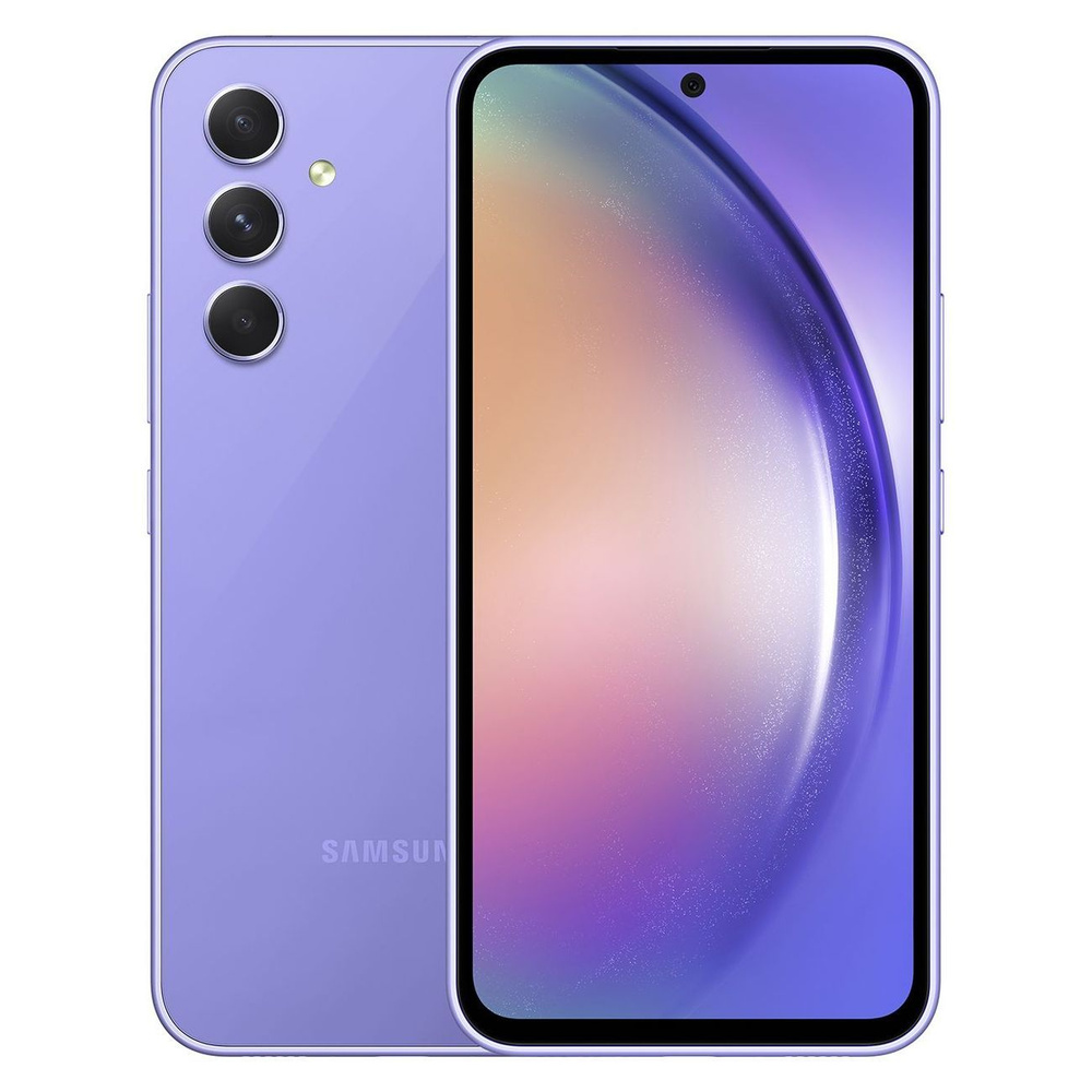 Смартфон Samsung Galaxy A54 128GB Awesome Violet - купить по выгодной цене  в интернет-магазине OZON (966690898)