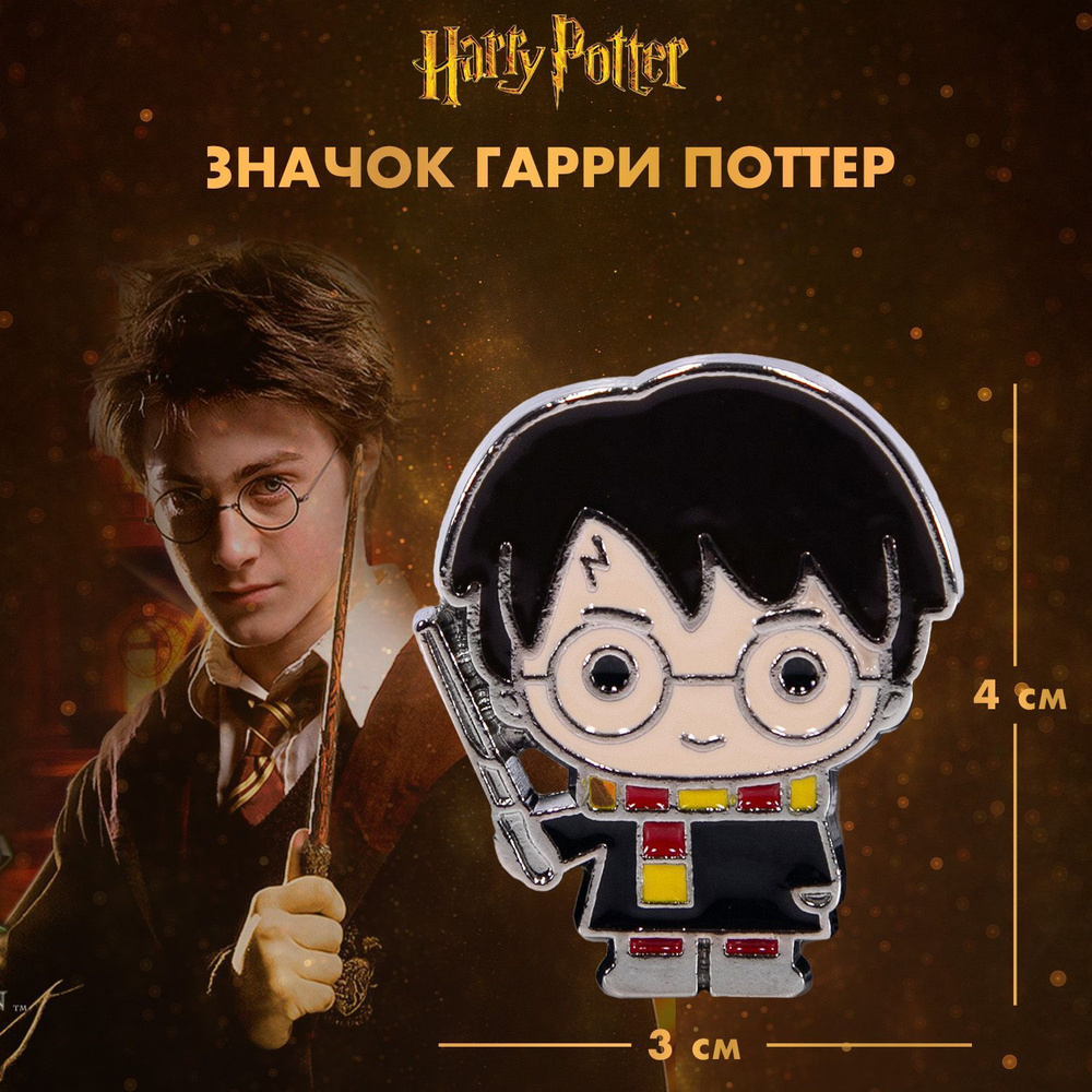 Значок Гарри Поттер PIN001 - купить с доставкой по выгодным ценам в ...