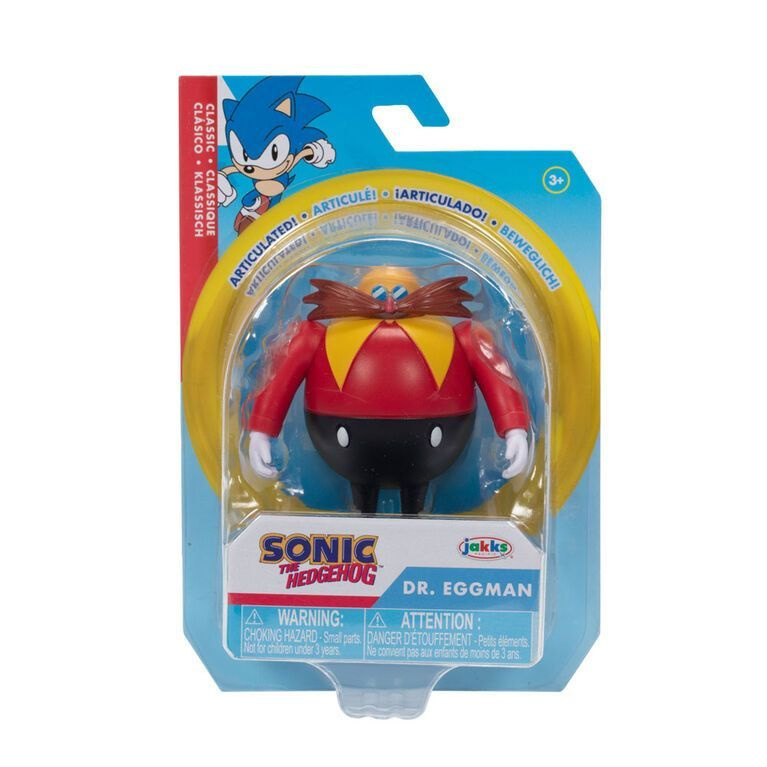 Фигурка Jakks Pacific Sonic The Hedgehog Action Figure - Classic Dr. Eggman Эгман 6 см #1
