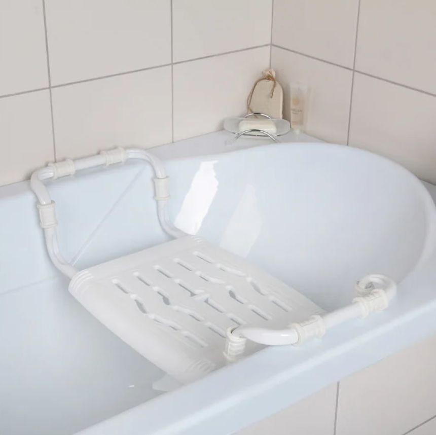 Сидение в ванну раздвижное пластиковое (арт. СВ5) Белый #1