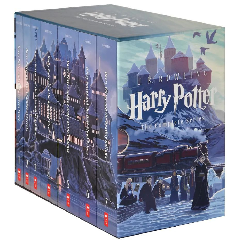 Harry Potter Box Set 7 Books J.K. Rowling Scholastic / Гарри Поттер 7 ...