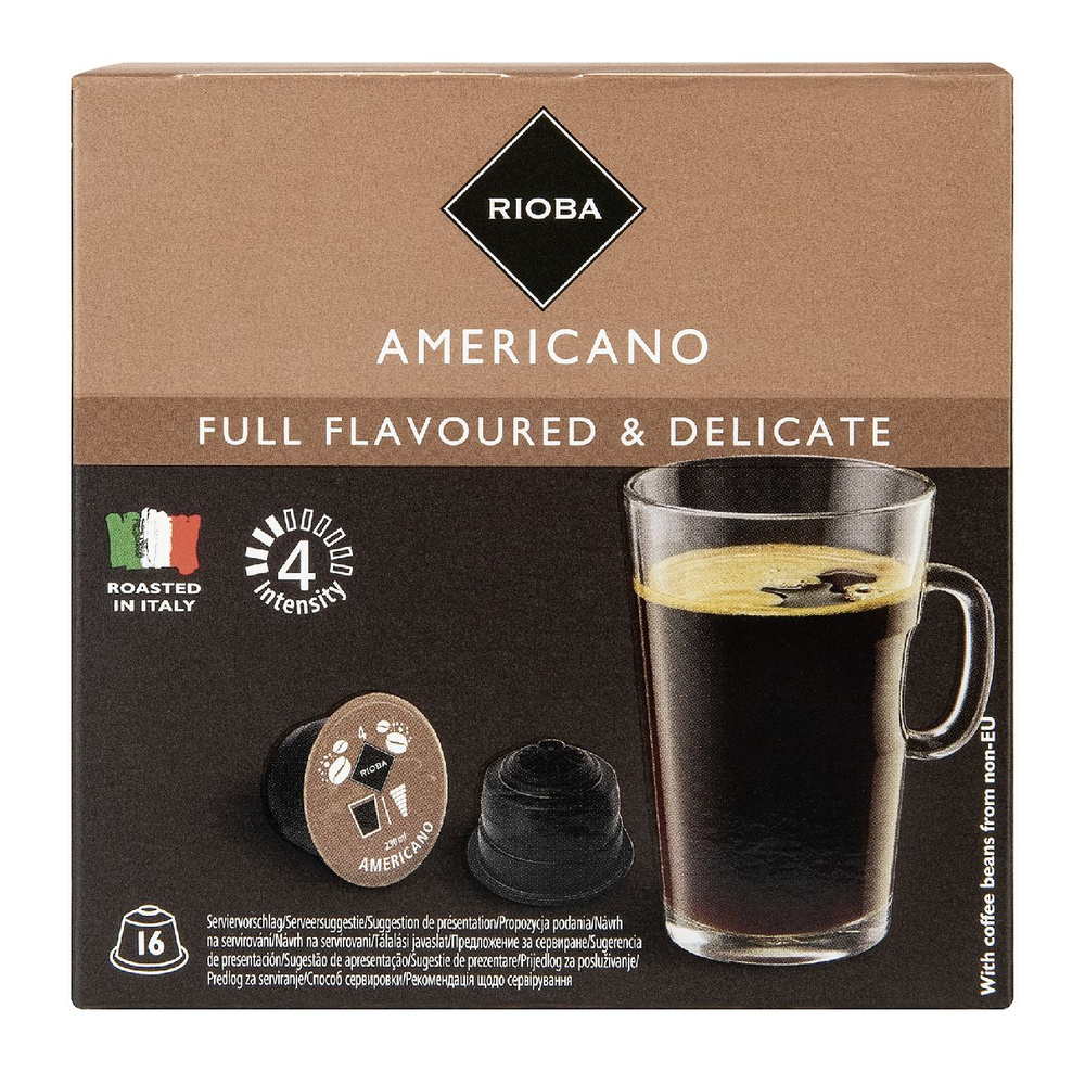 RIOBA Кофе в капсулах Dolce Gusto Americano 16шт, 112г #1