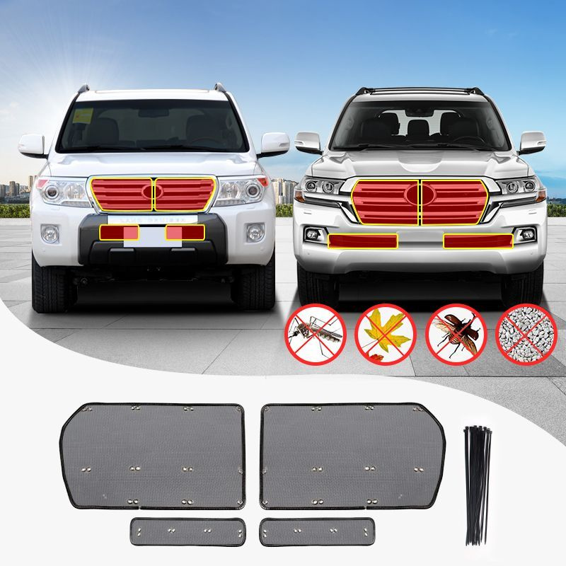 тойота ленд крузер 200 2016-2021 Проволочная сетка из нержавеющей стали ...