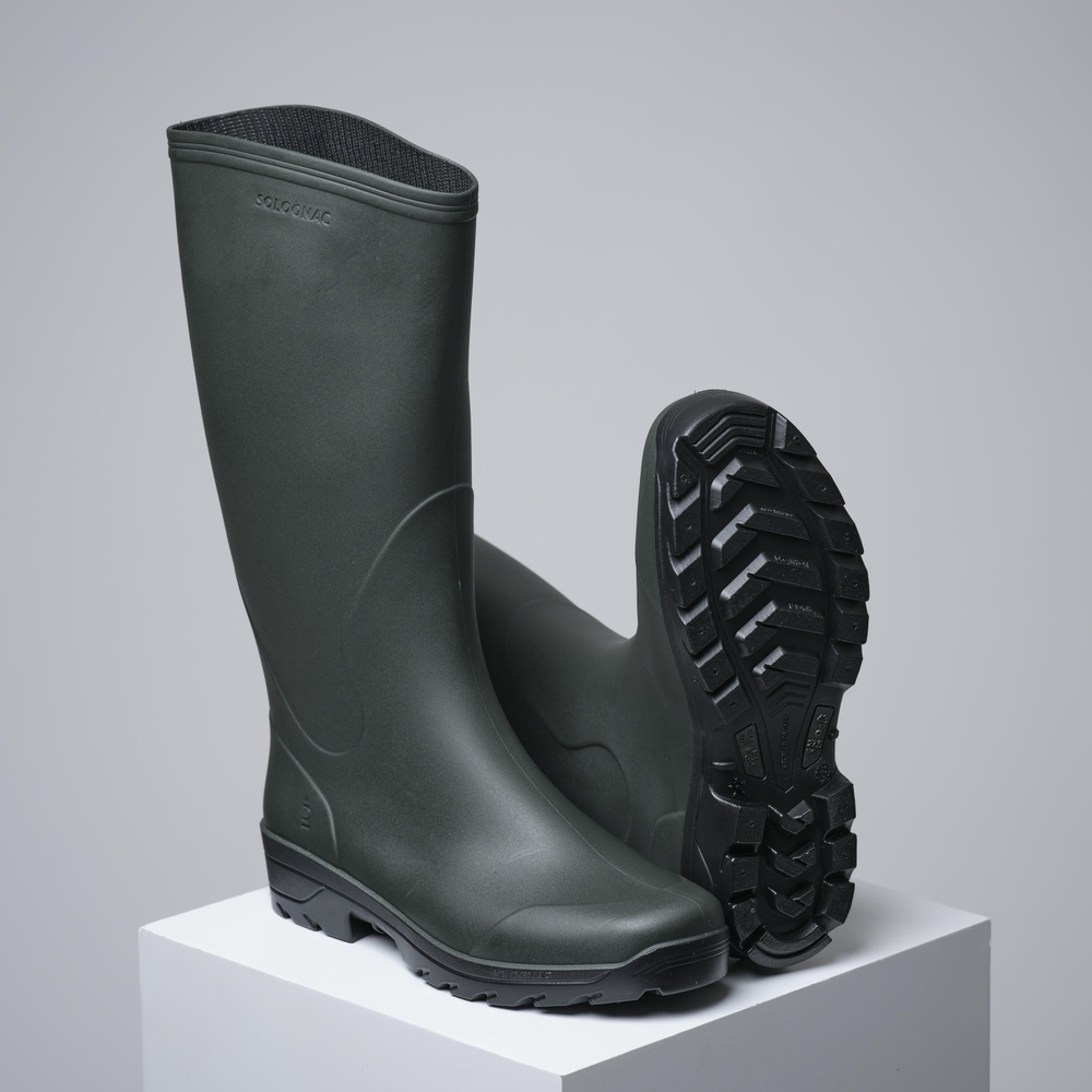 Rain store boots decathlon