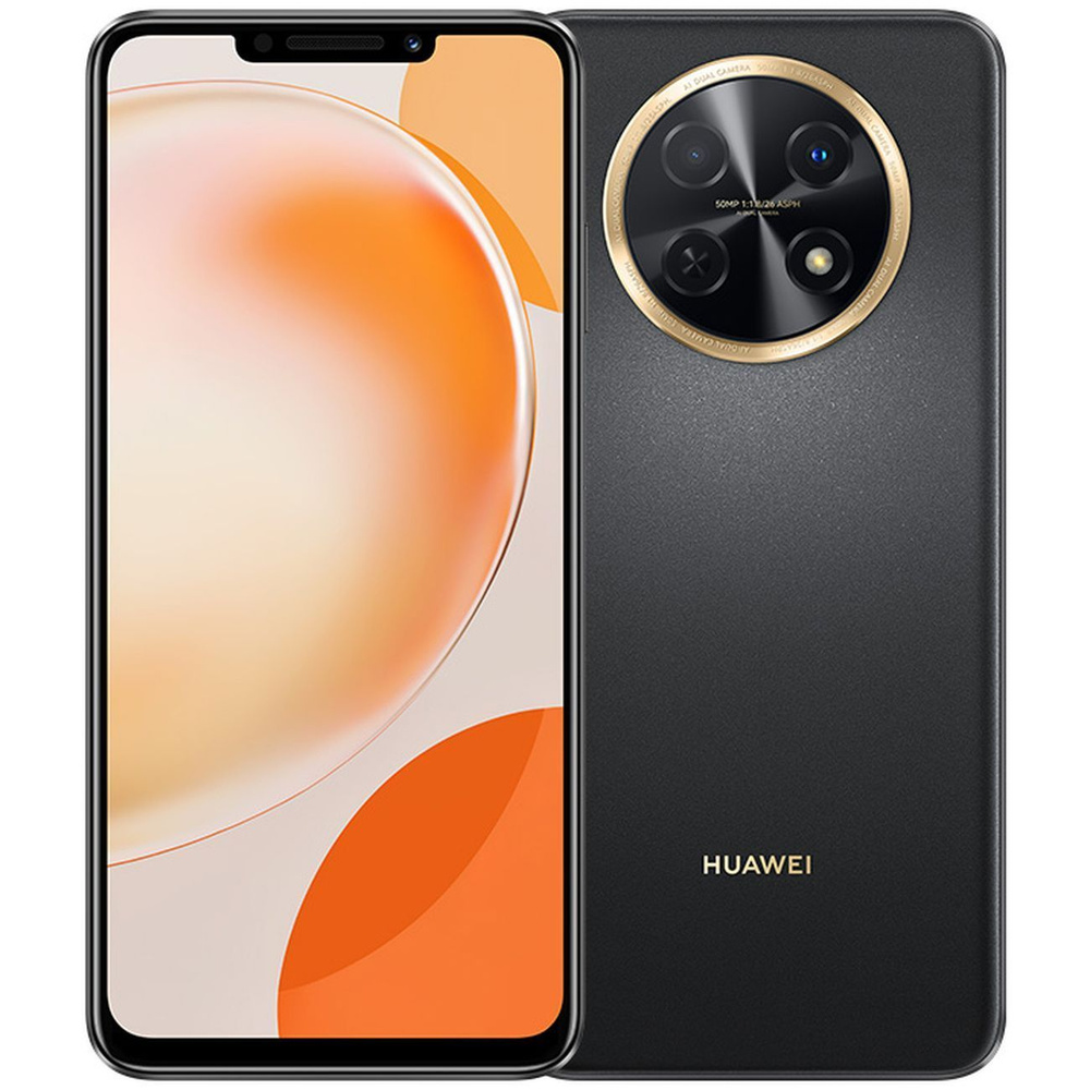 HUAWEI Смартфон nova Y91 8/256GB Starry Black (STG-LX1) 8/256 ГБ, черный