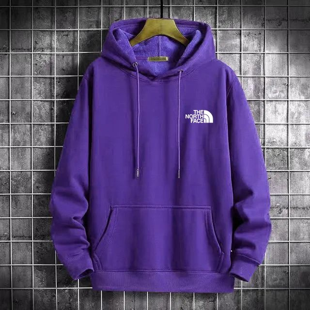 The north face clearance purple hoodie