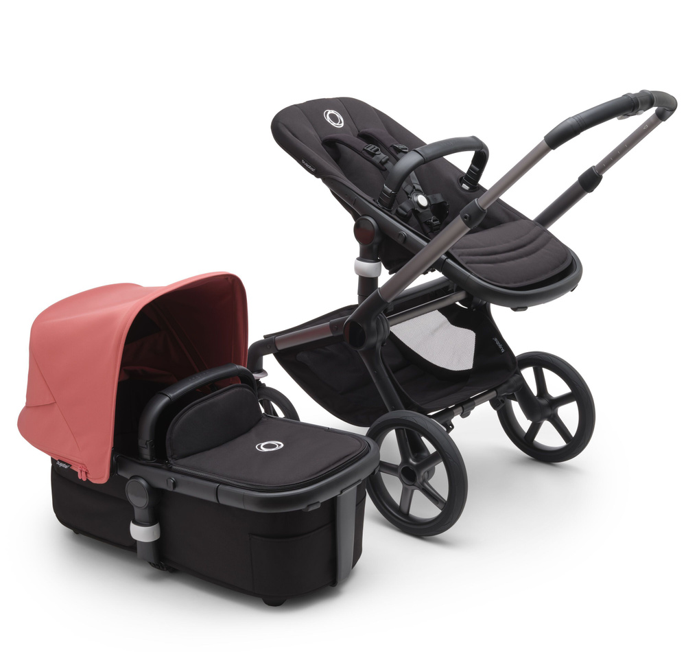 Коляска Bugaboo Fox 5 Graphite/midnight black/ Sunrise red #1