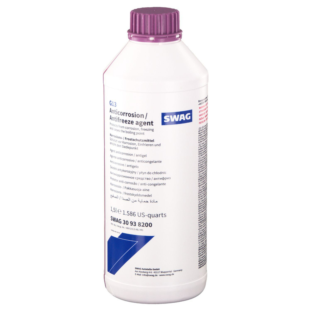 Антифриз Swag G12++ (Концентрат) фиолетовый 1,5L арт. 30938200 ...