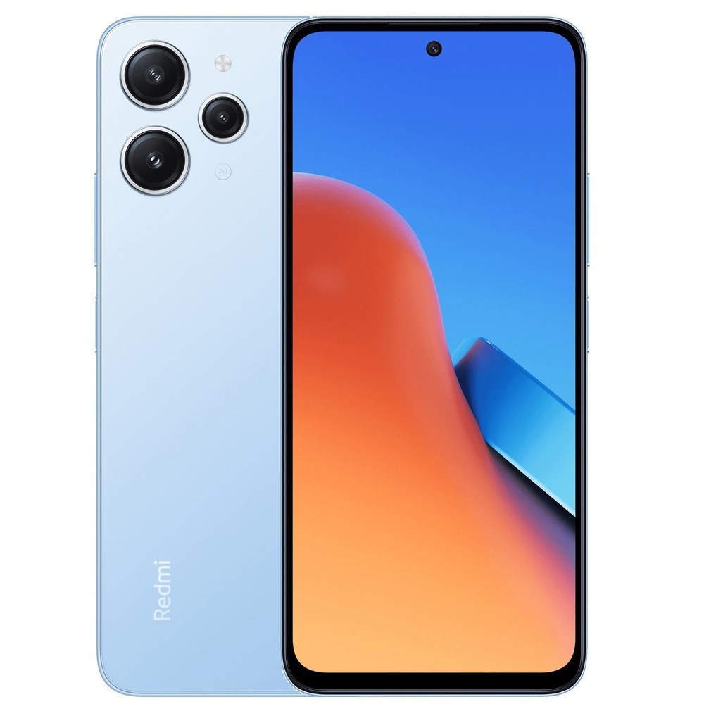 Xiaomi Смартфон Redmi 12 4/128GB Sky Blue 4/128 ГБ, голубой