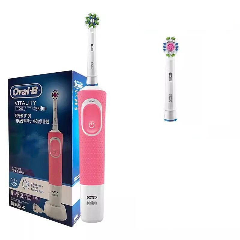 Oral-B Электрическая зубная щетка D100, розовый #1