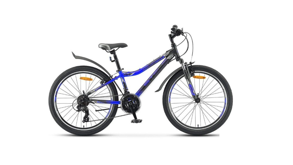 Велосипед Navigator-410 V 24" 21-sp V010,12" Чёрный/синий - купить по ...
