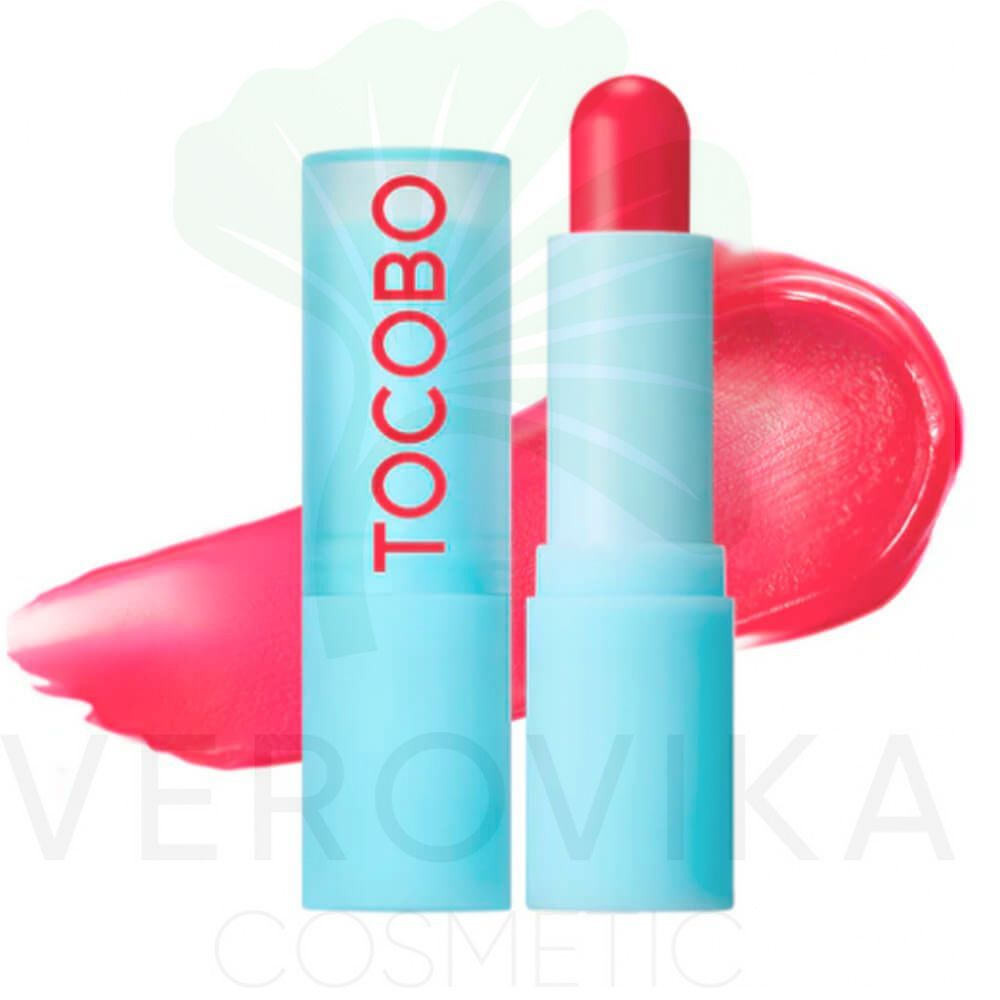 Бальзам для губ № 11 Tocobo Glass Tinted Lip Balm 011 Flush Cherry #1