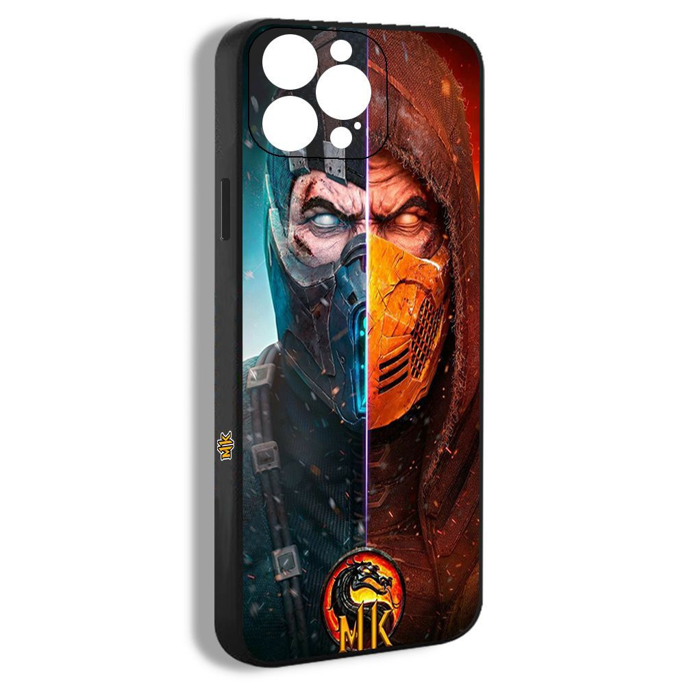 чехол для смартфона Подходит для iPhone 14 Pro Mortal Kombat рисунок с двумя  лицами GCA09 - купить с доставкой по выгодным ценам в интернет-магазине  OZON (1090353749)