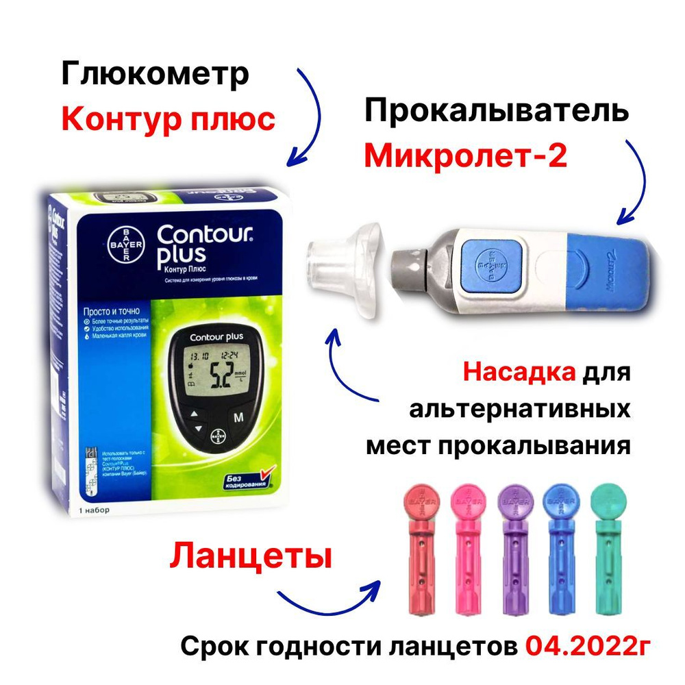 Глюкометр Контур Плюс (Contour plus)