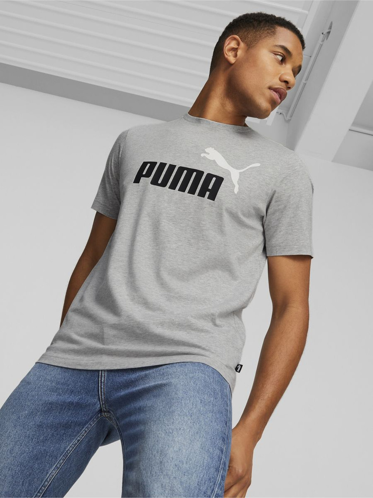 Футболка PUMA Ess+ 2 Col Logo Tee #1