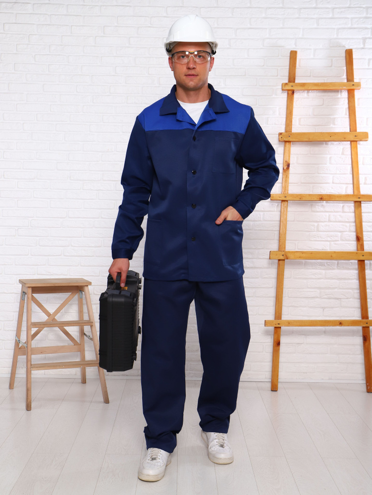 Рабочая одежда для мужчин/ костюм мужской рабочий куртка брюки/ спецовка зеленая/ спецовка рабочая мужская #1
