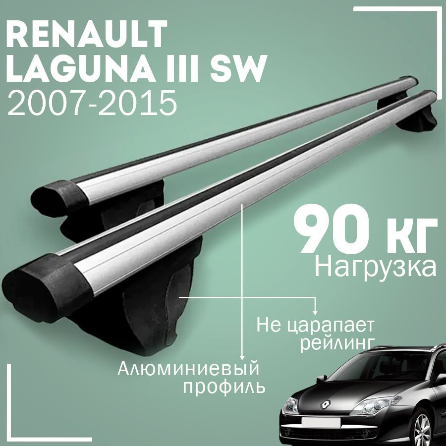 Комплект багажника Inter RenaultLagunaIII2007-2015Interweqwqeqweqwe -  купить по доступным ценам в интернет-магазине OZON (1004385981)