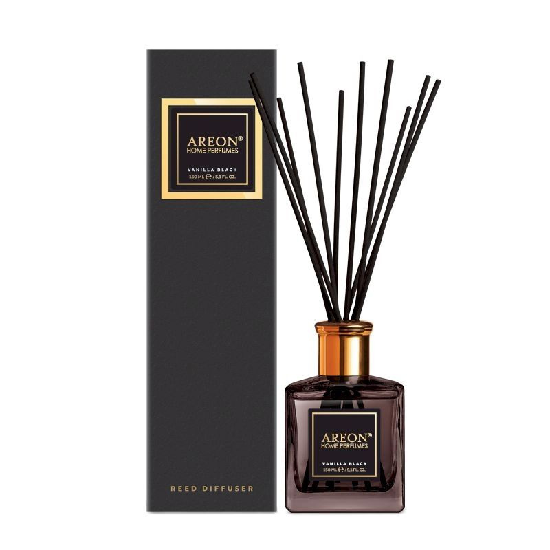 Ароматизатор для дома AREON HOME PERFUME STICKS PREMIUM Vanilla Black Ваниль черная 150ml  #1