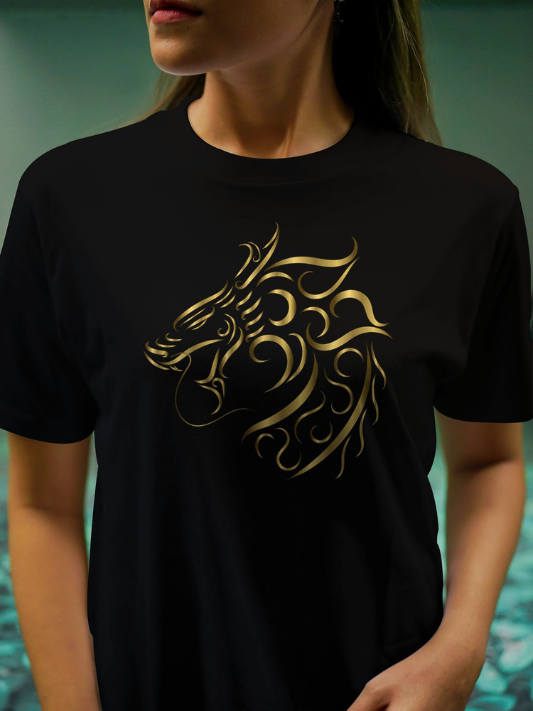 Футболка Креатиум, размер 56, цвет черный, 100% хлопок - купить по ...